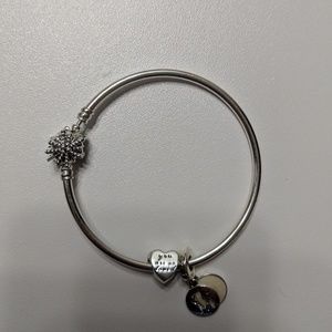 New pandora bracelet with new charms